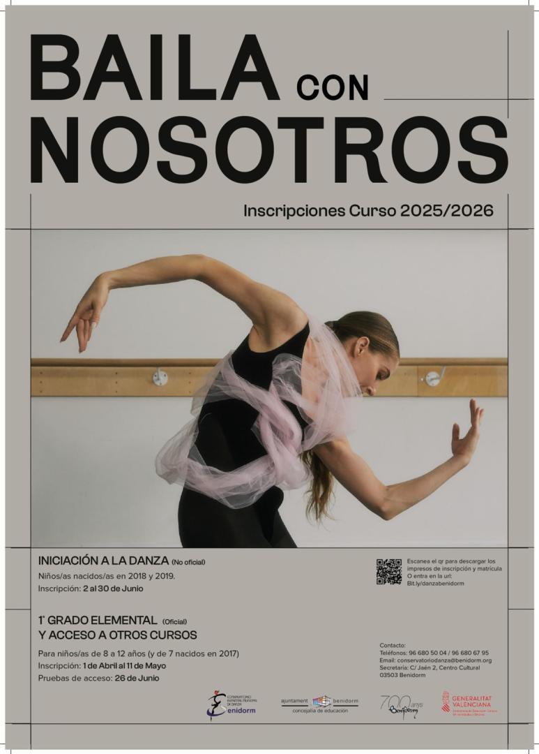INSCRIPCIONES CURSO 2025/26. PLAZO ABIERTO 